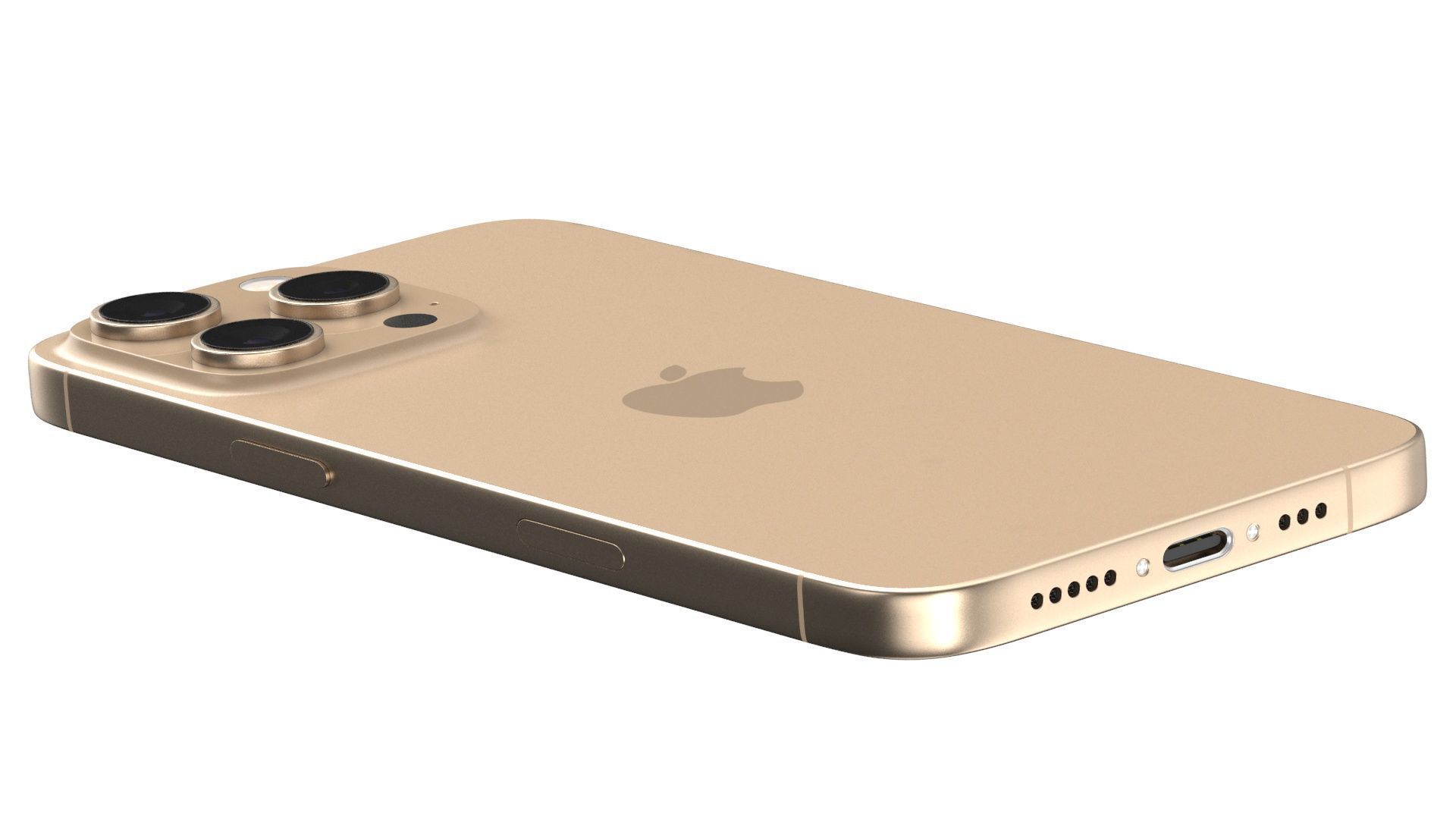 Apple iphone 16 pro max Desert 3D model_7