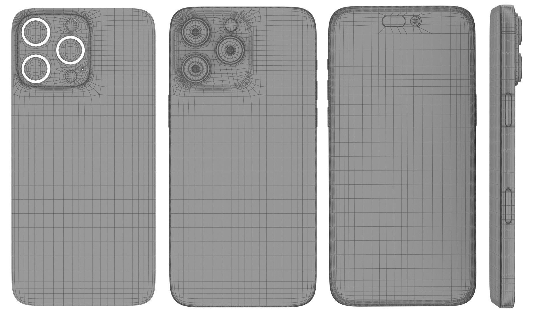 Apple iphone 16 pro max Desert 3D model_12