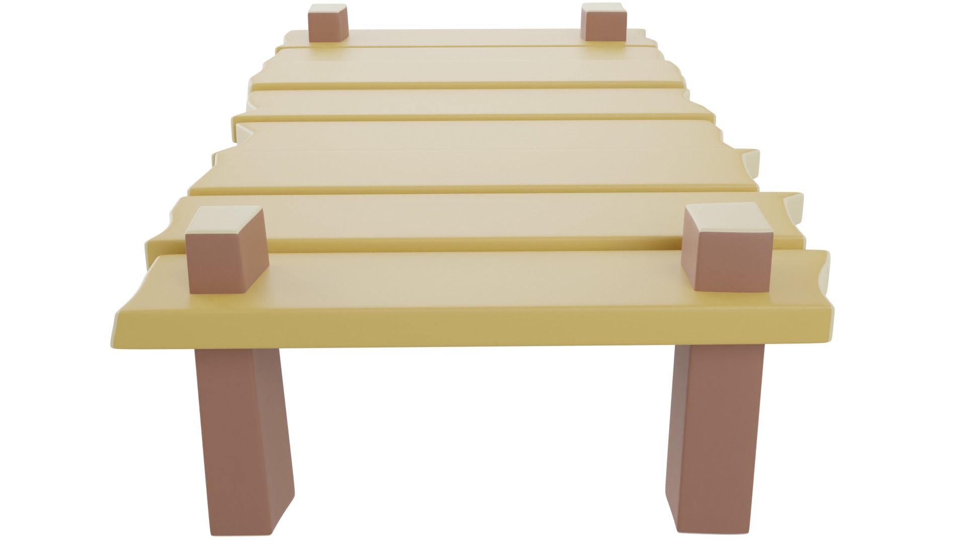 Cartoon Bridge 3D model_7