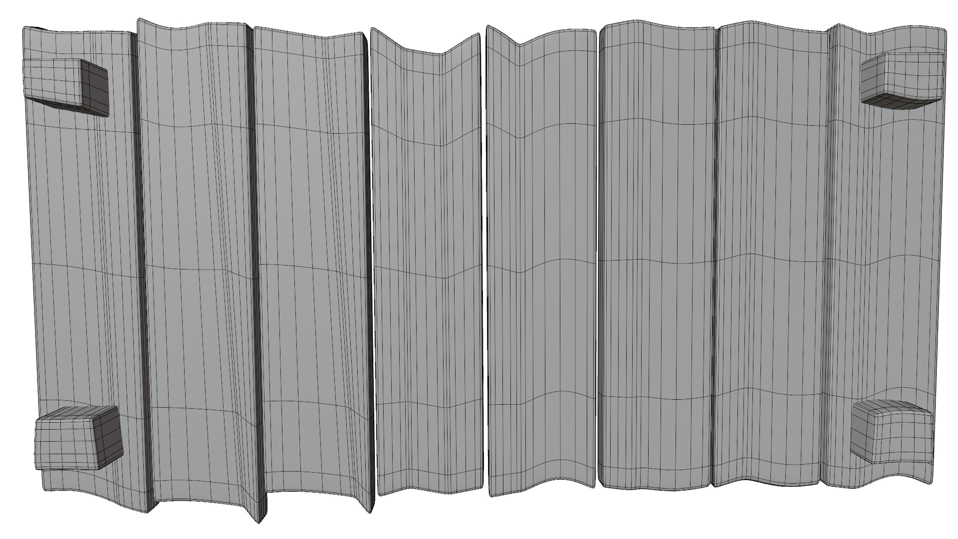 Cartoon Bridge 3D model_17