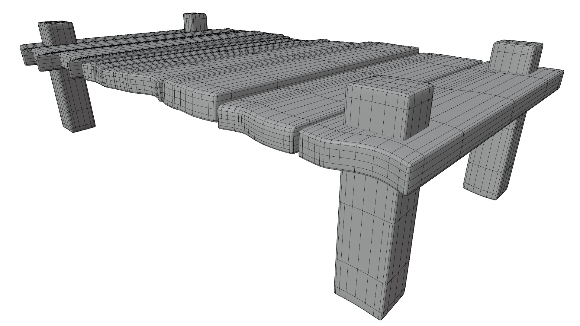 Cartoon Bridge 3D model_11