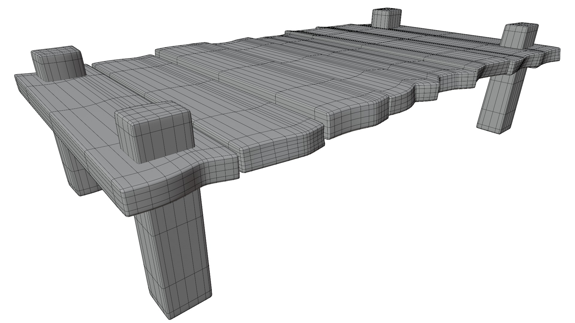 Cartoon Bridge 3D model_13