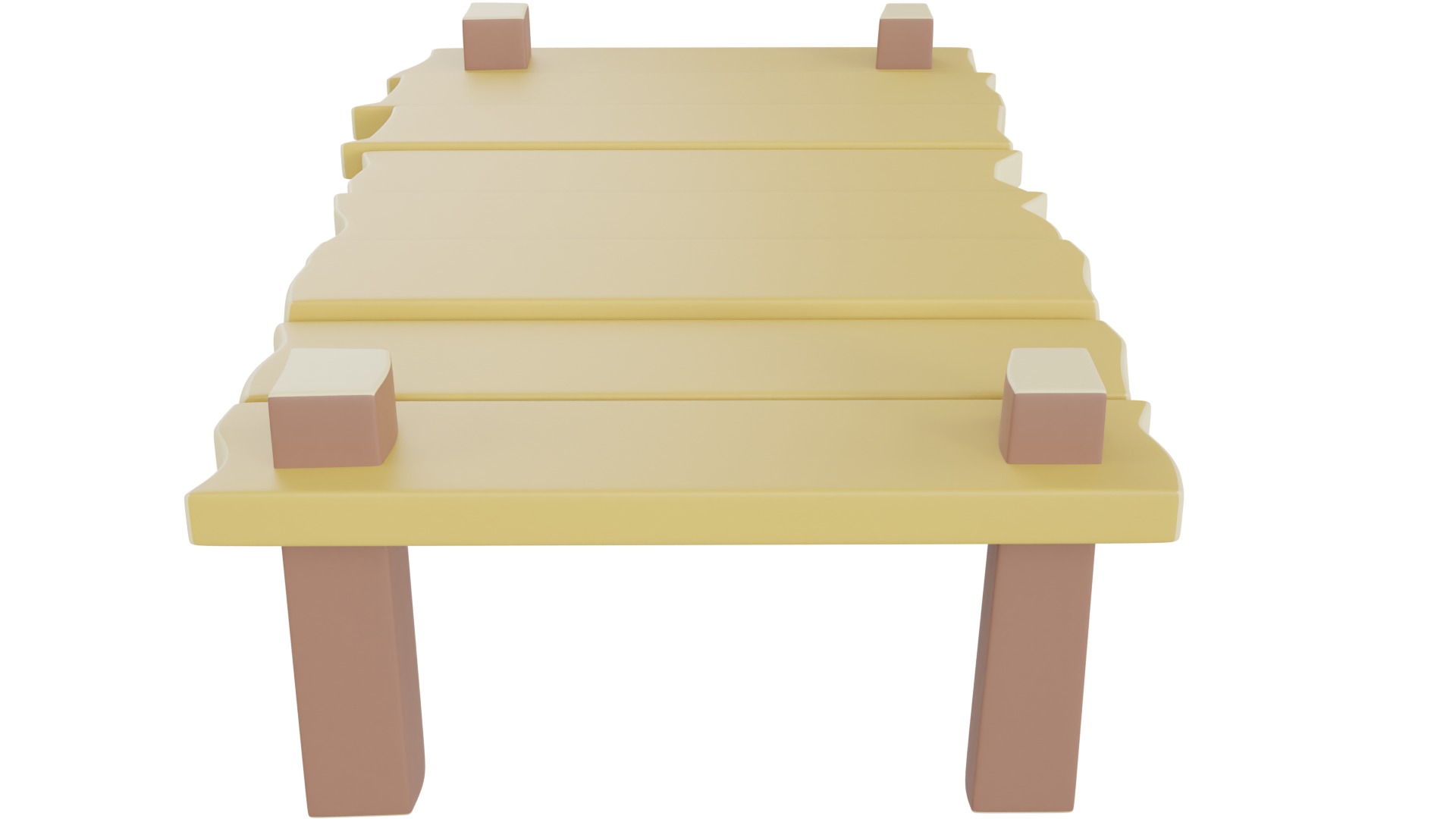 Cartoon Bridge 3D model_3