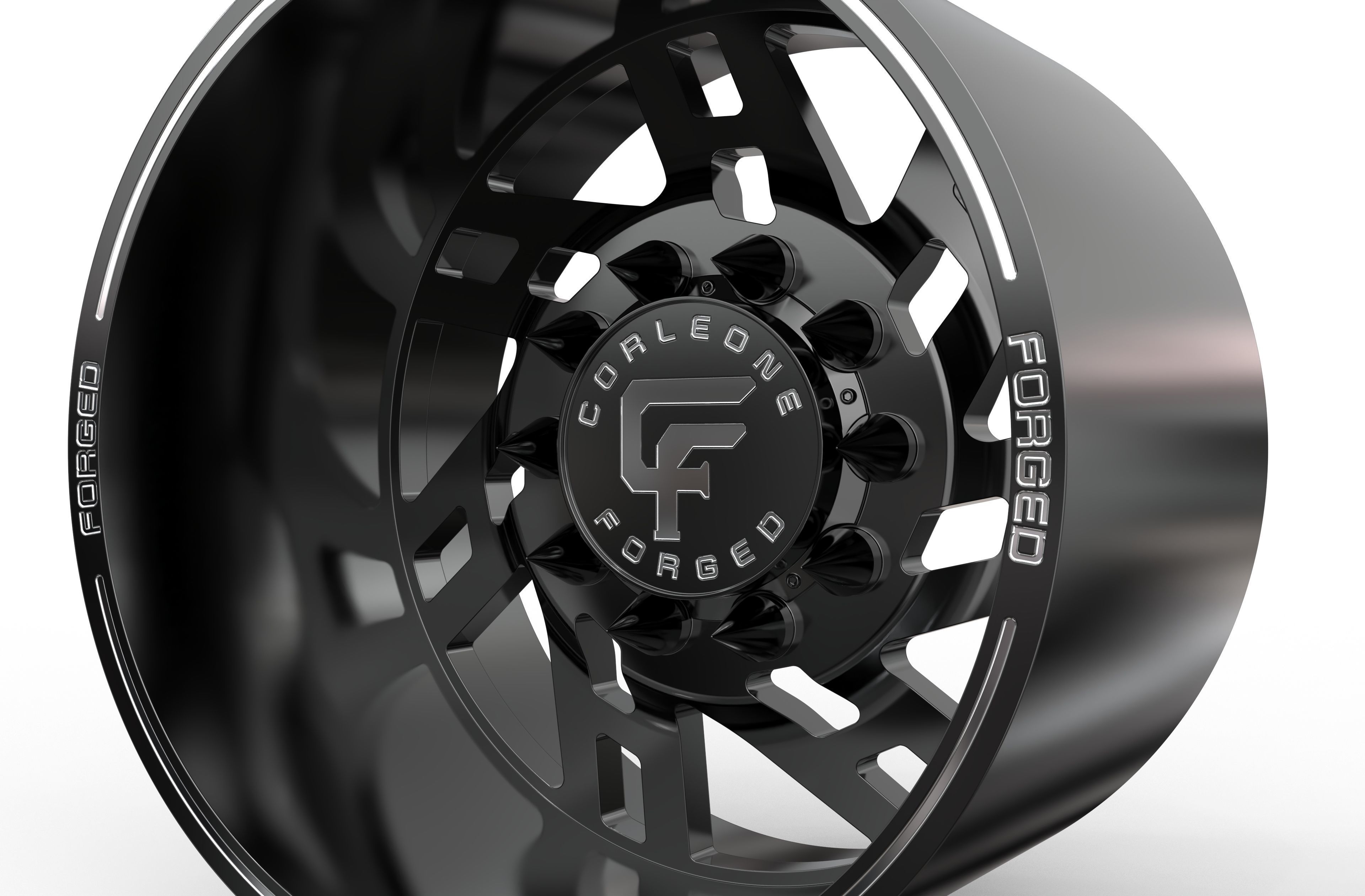 corleone Rear doppio dually wheel 3D print model_2