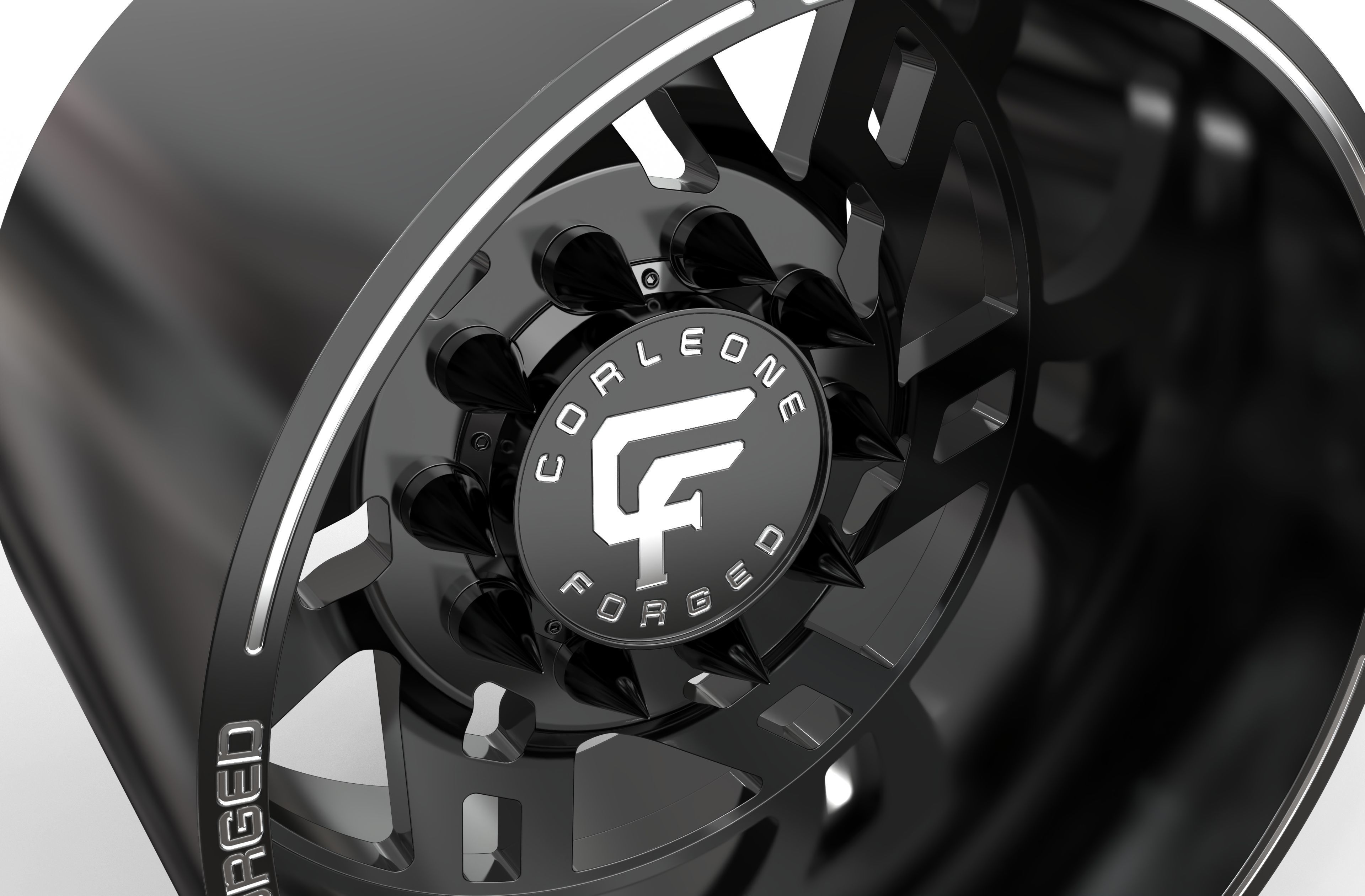 corleone Rear doppio dually wheel 3D print model_5