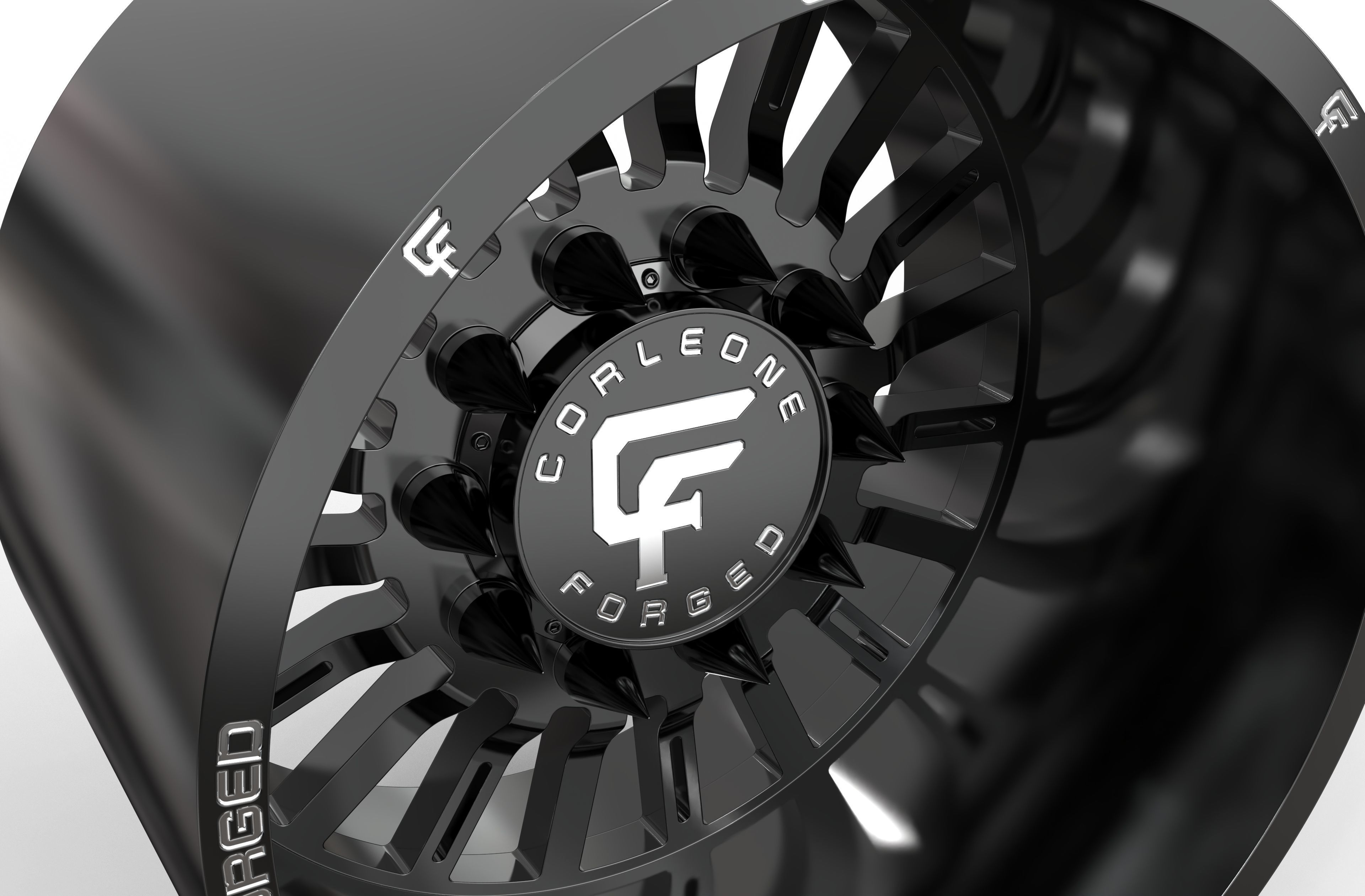 corleone Rear dritto dually wheel 3D print model_5