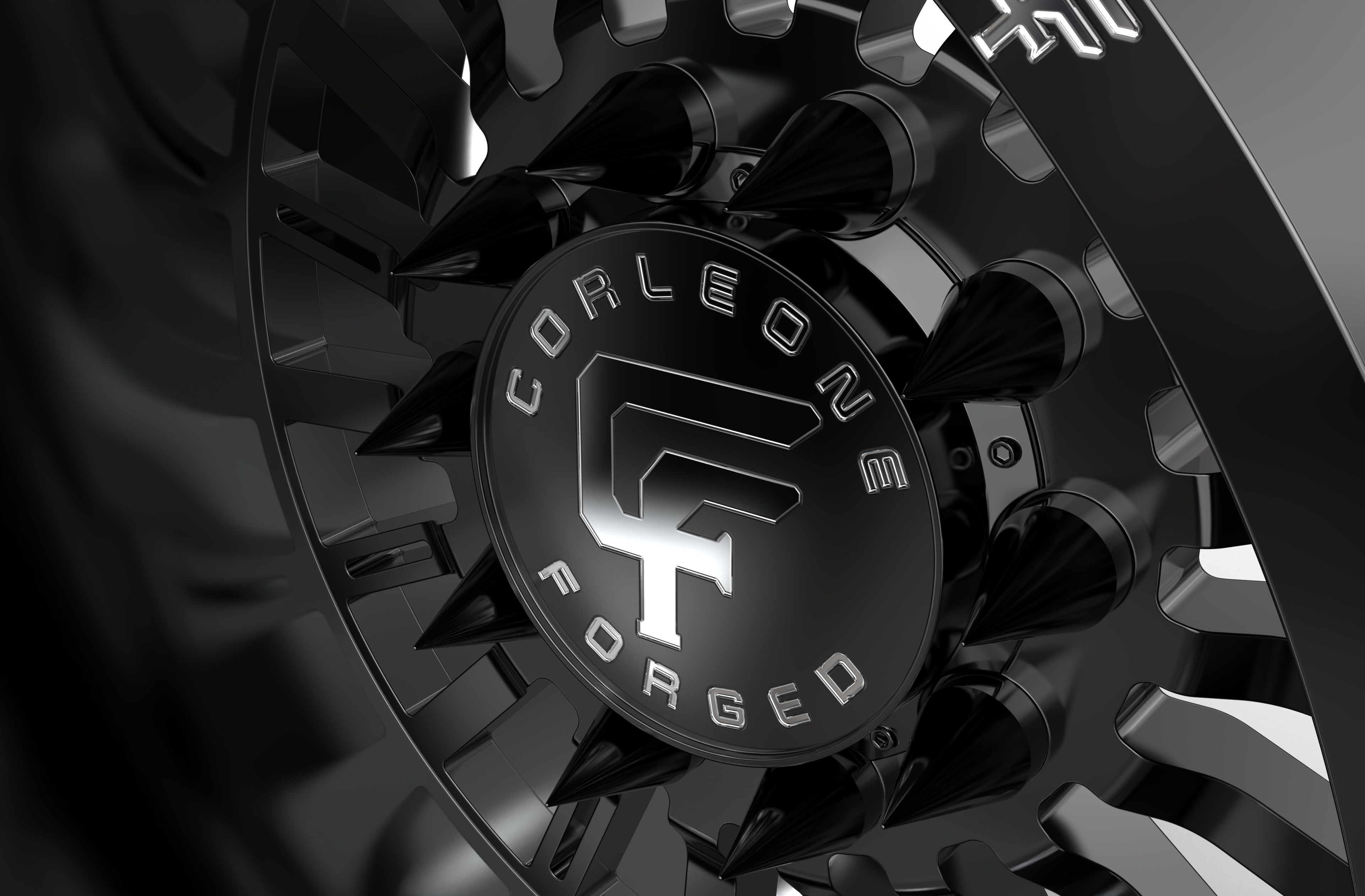 corleone Rear dritto dually wheel 3D print model_6