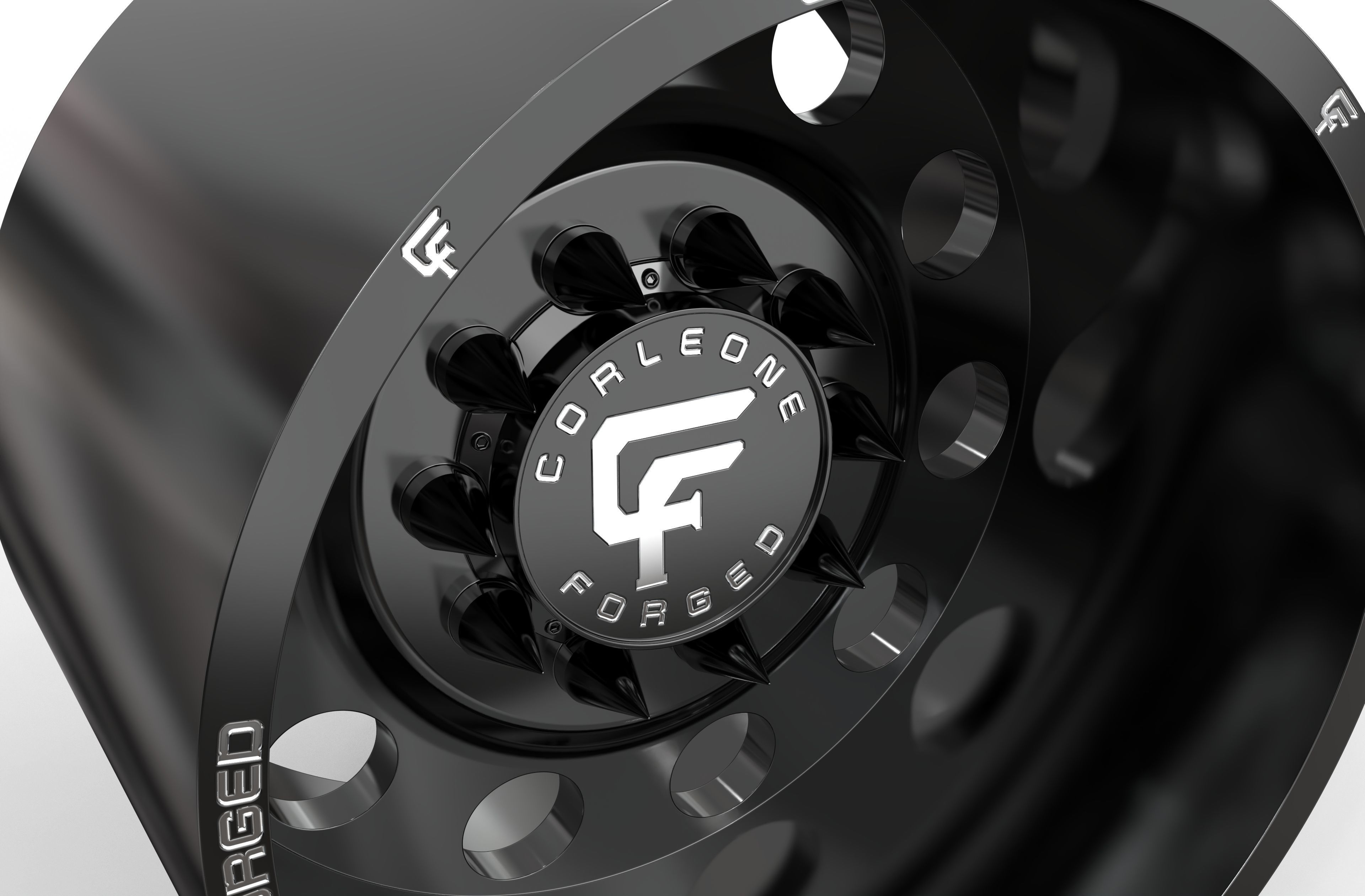 corleone Rear fori dually wheel 3D print model_5