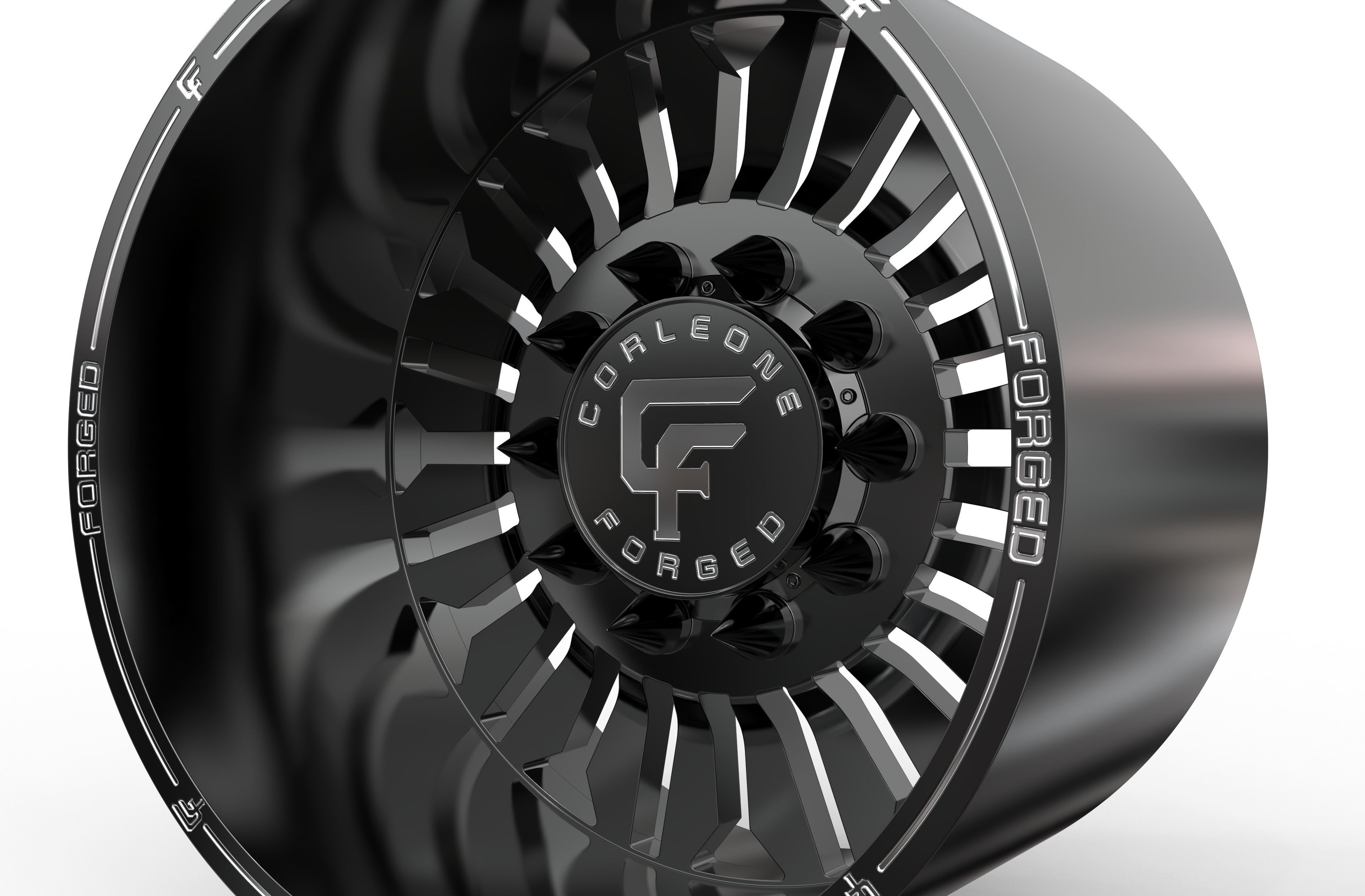 corleone Rear rizzuto dually wheel 3D print model_2