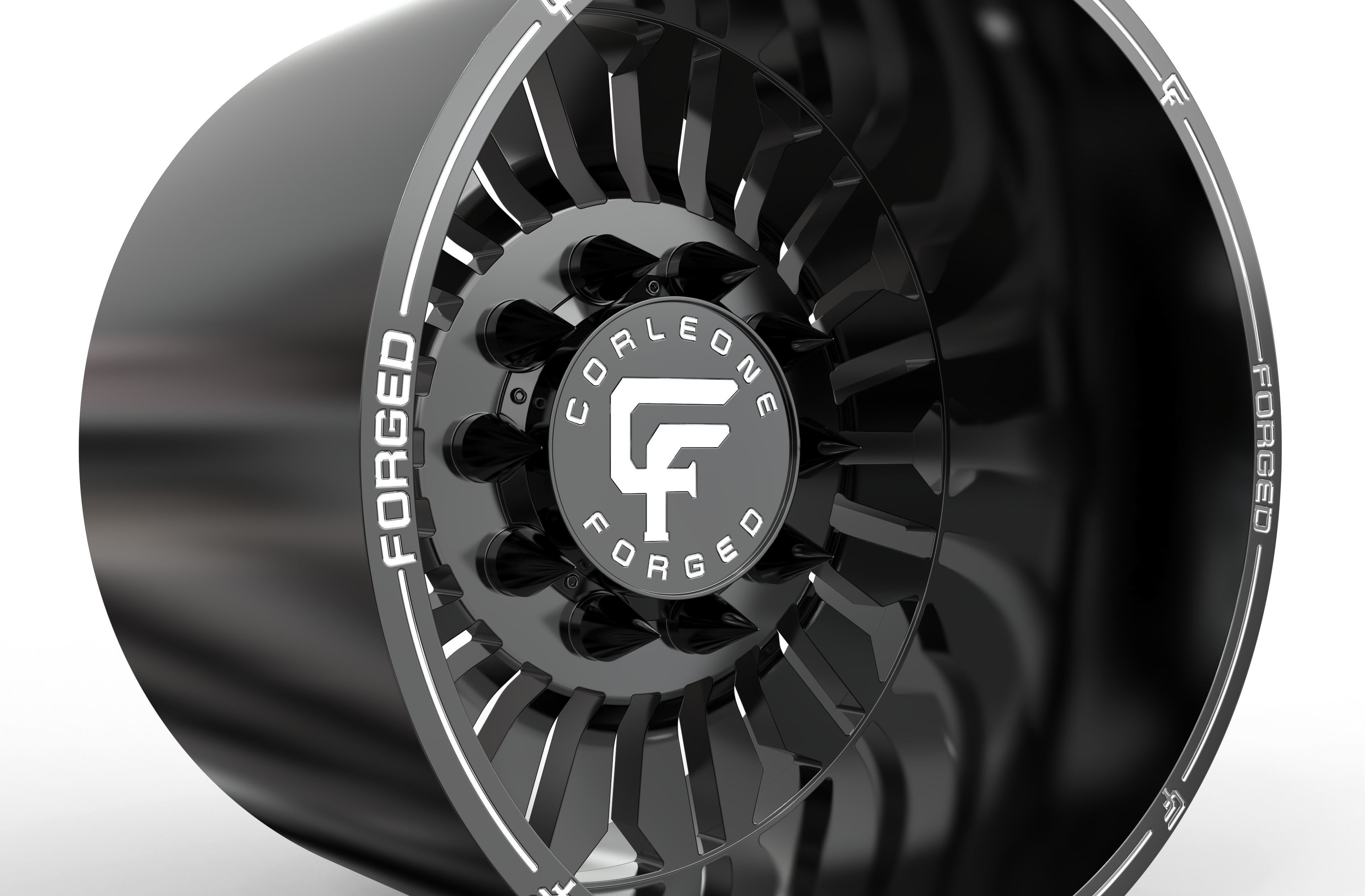 corleone Rear rizzuto dually wheel 3D print model_3