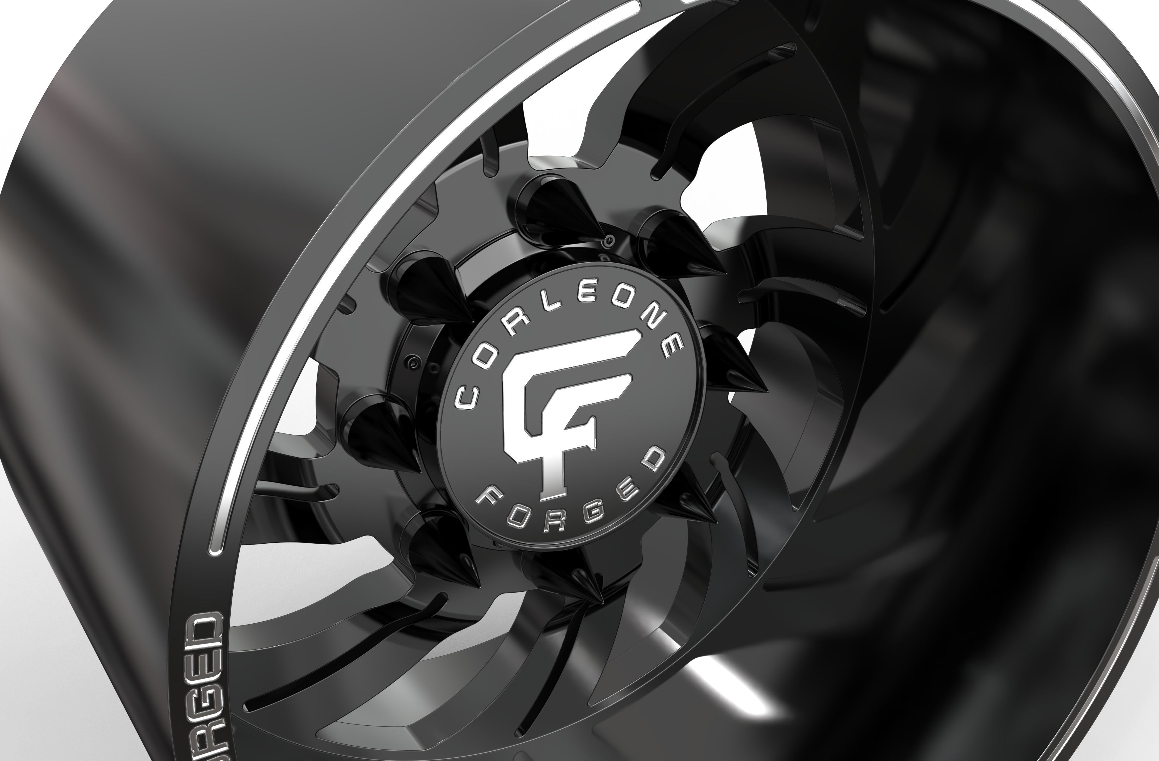 corleone Rear siegel dually wheel 3D print model_5