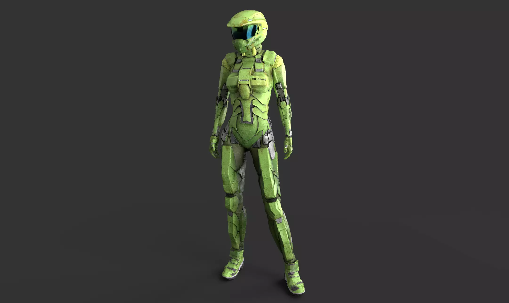 scifi fem unit2 unreal engine 4 asset  Low-poly 3D model_0