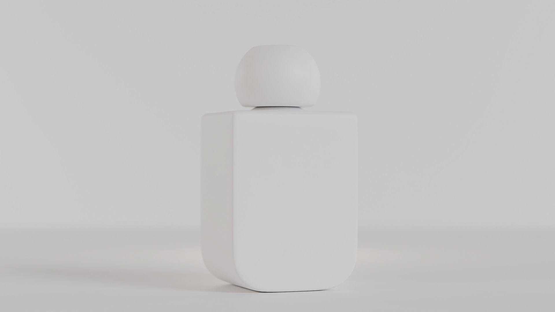 Elegant perfume bottle mockup Low-poly 3D model_3