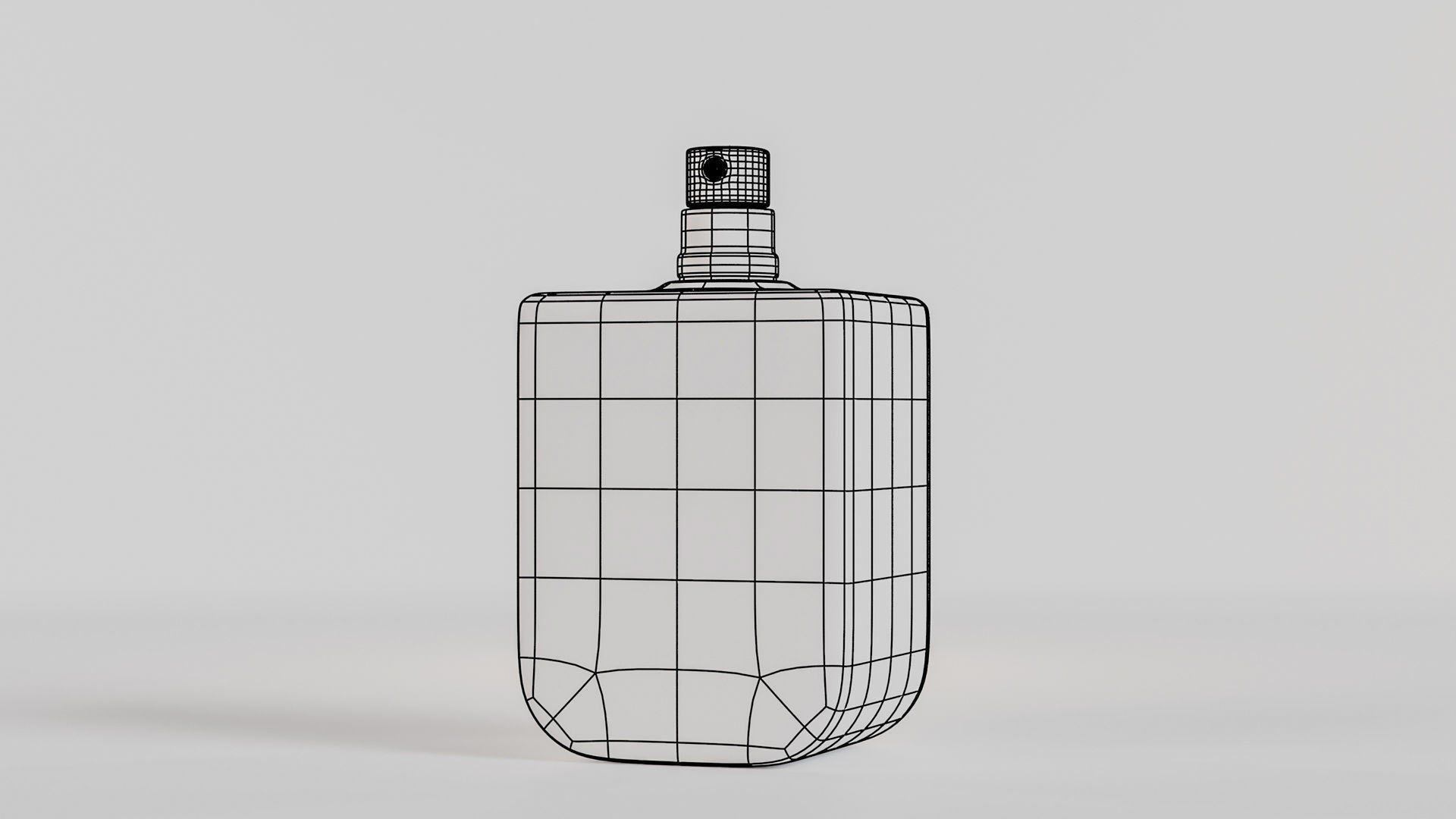 Elegant perfume bottle mockup Low-poly 3D model_19