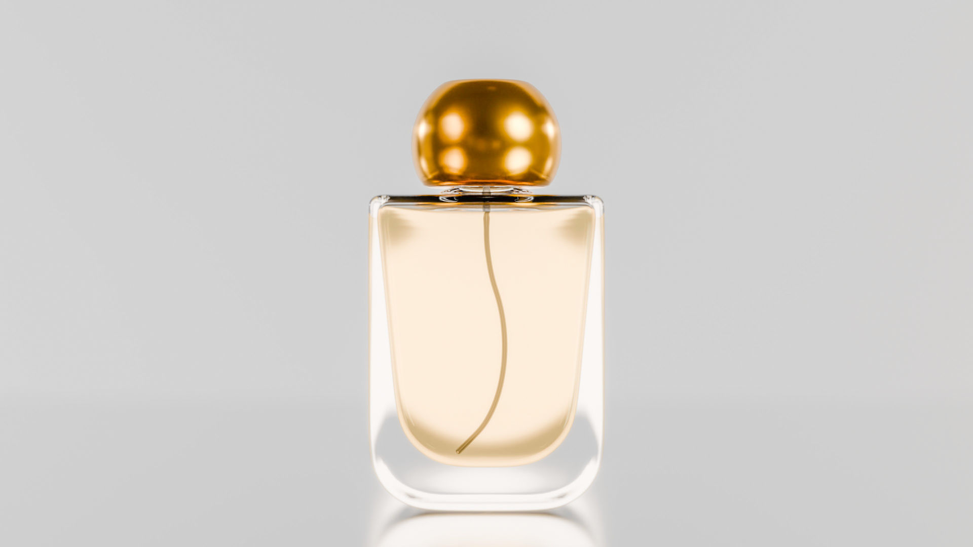 Elegant perfume bottle mockup Low-poly 3D model_5