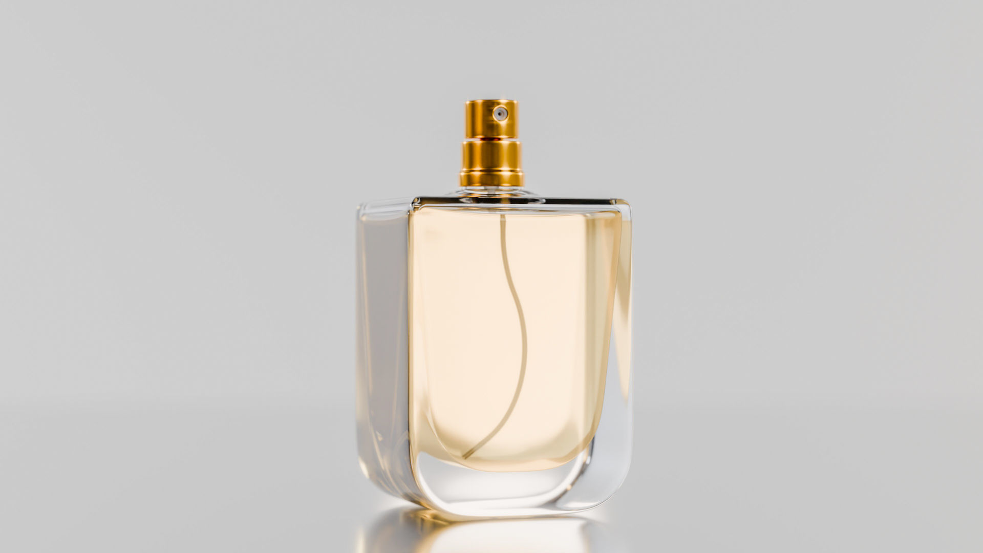 Elegant perfume bottle mockup Low-poly 3D model_17