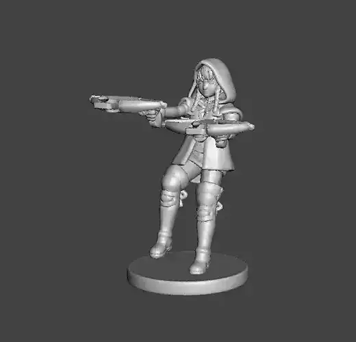 LINKLE DUAL CROSSBOWS MINIATURE MODEL FANTASY GAMES RPG DND 3D print model LINKLE DUAL CROSSBOWS MINIATURE MODEL FANTASY GAMES RPG DND 3D print model