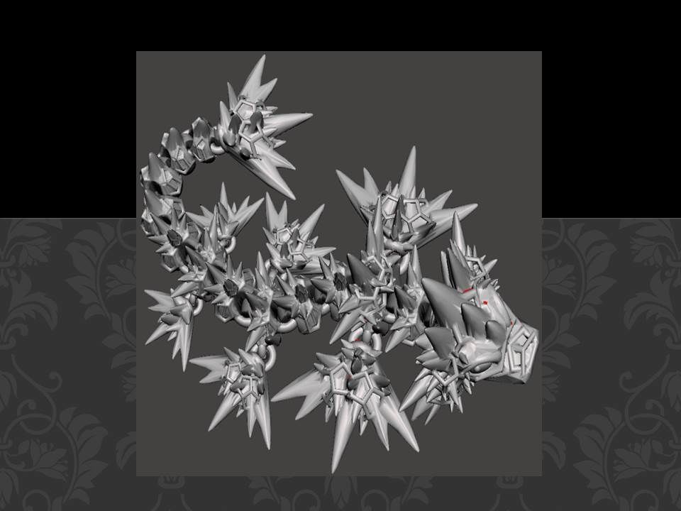 Animal Pack 10 3D Printable STL Jungle Farm Zoo Sea 3D print model_5