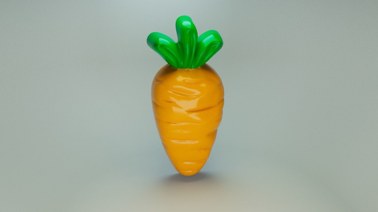 Gummy Carrot 3D print model_5