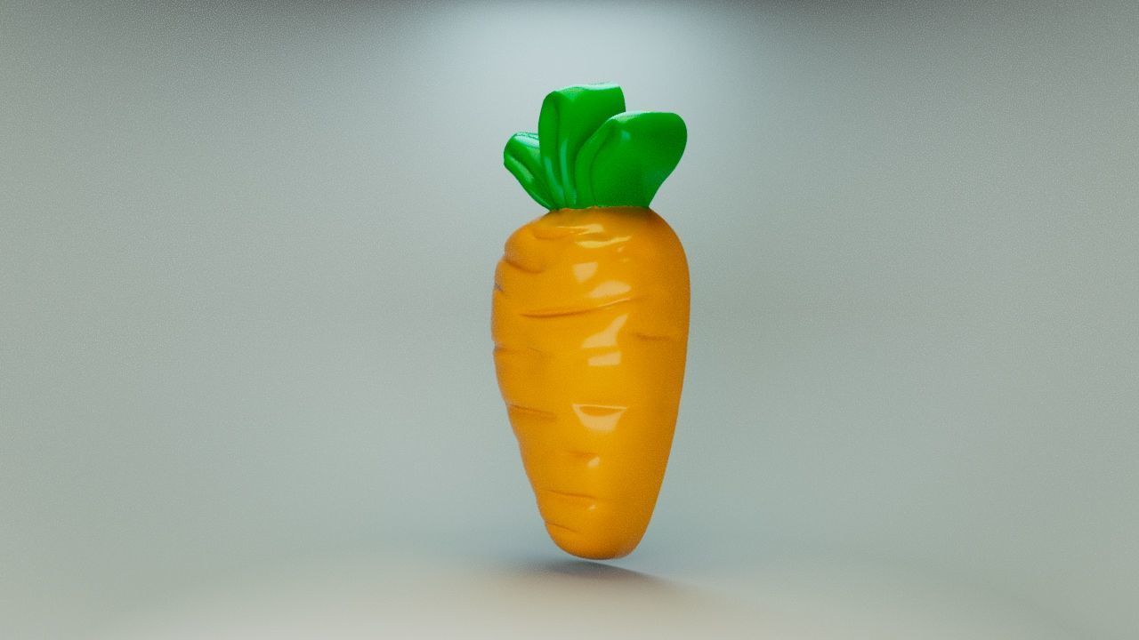 Gummy Carrot 3D print model_2