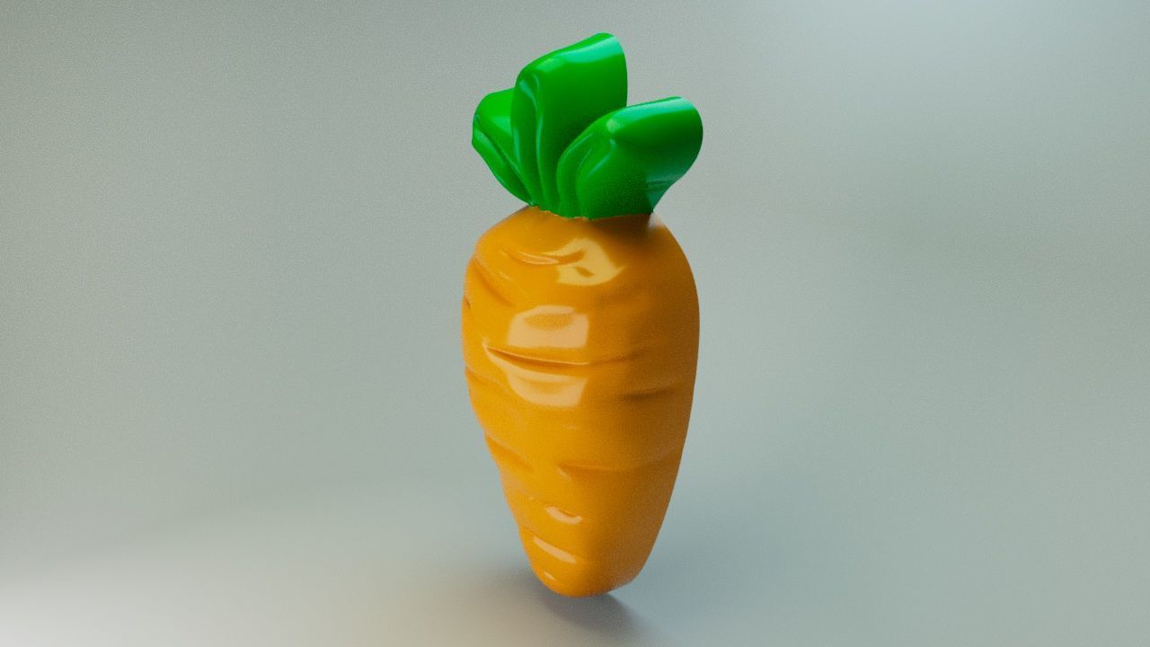Gummy Carrot 3D print model_6