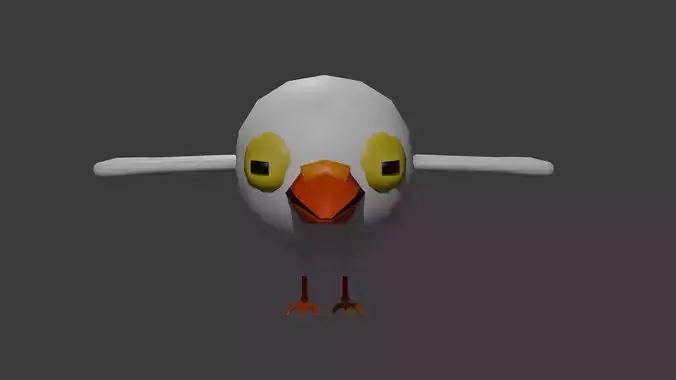 little dove low poly