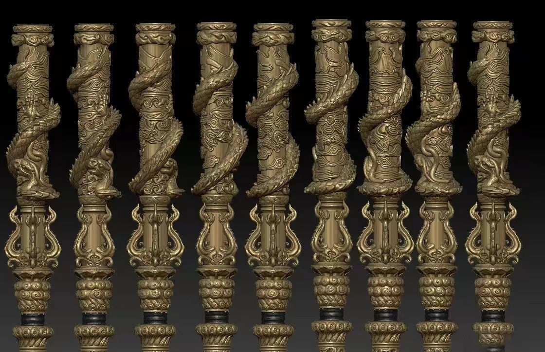  Black myth Wukong stuff weapon 3D print model_4