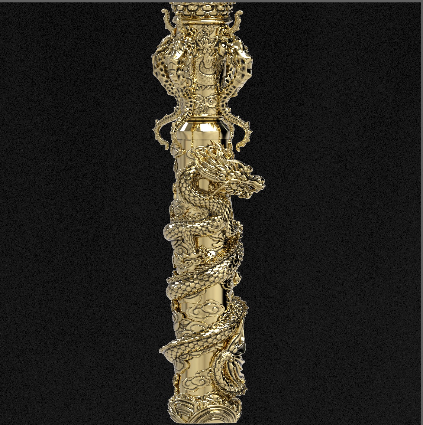  Black myth Wukong stuff weapon 3D print model_1