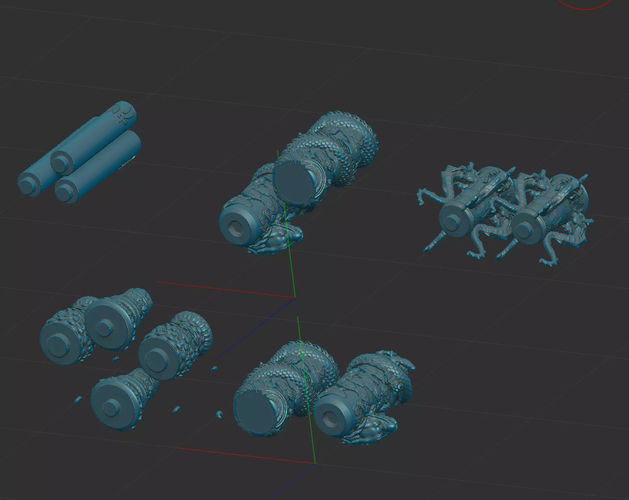  Black myth Wukong stuff weapon 3D print model_7