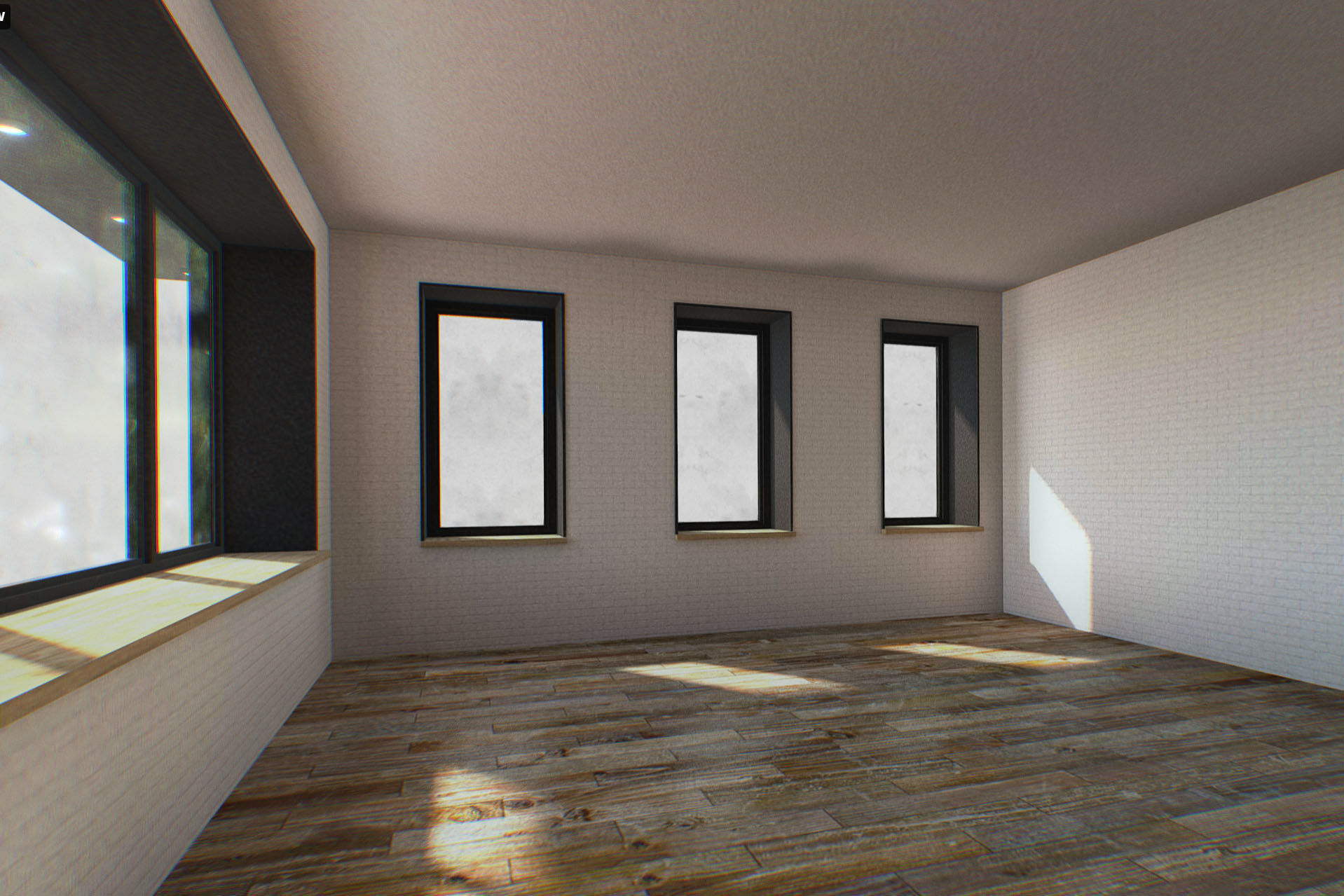 H0001 High-Tech Residence Low-poly 3D model_13