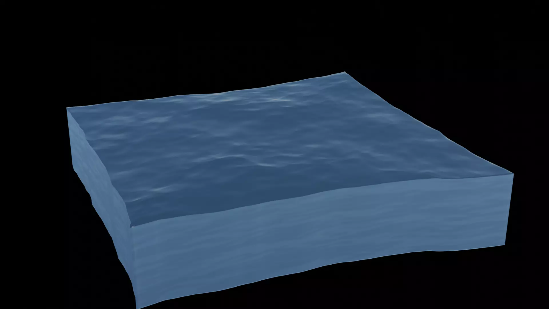 Agua Realista en Blender 3D model_0