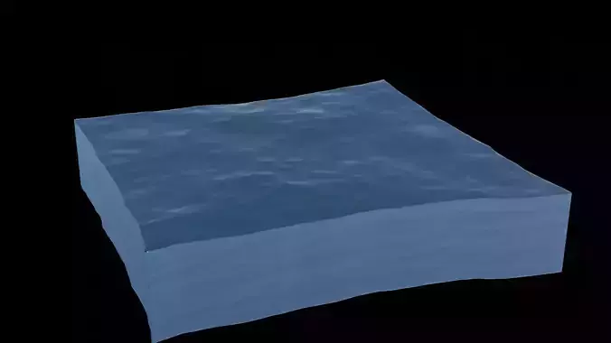 Agua Realista en Blender 3D model