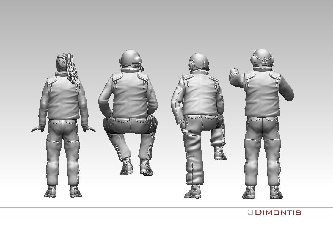 Israel tank crew IDF 3D print model_63