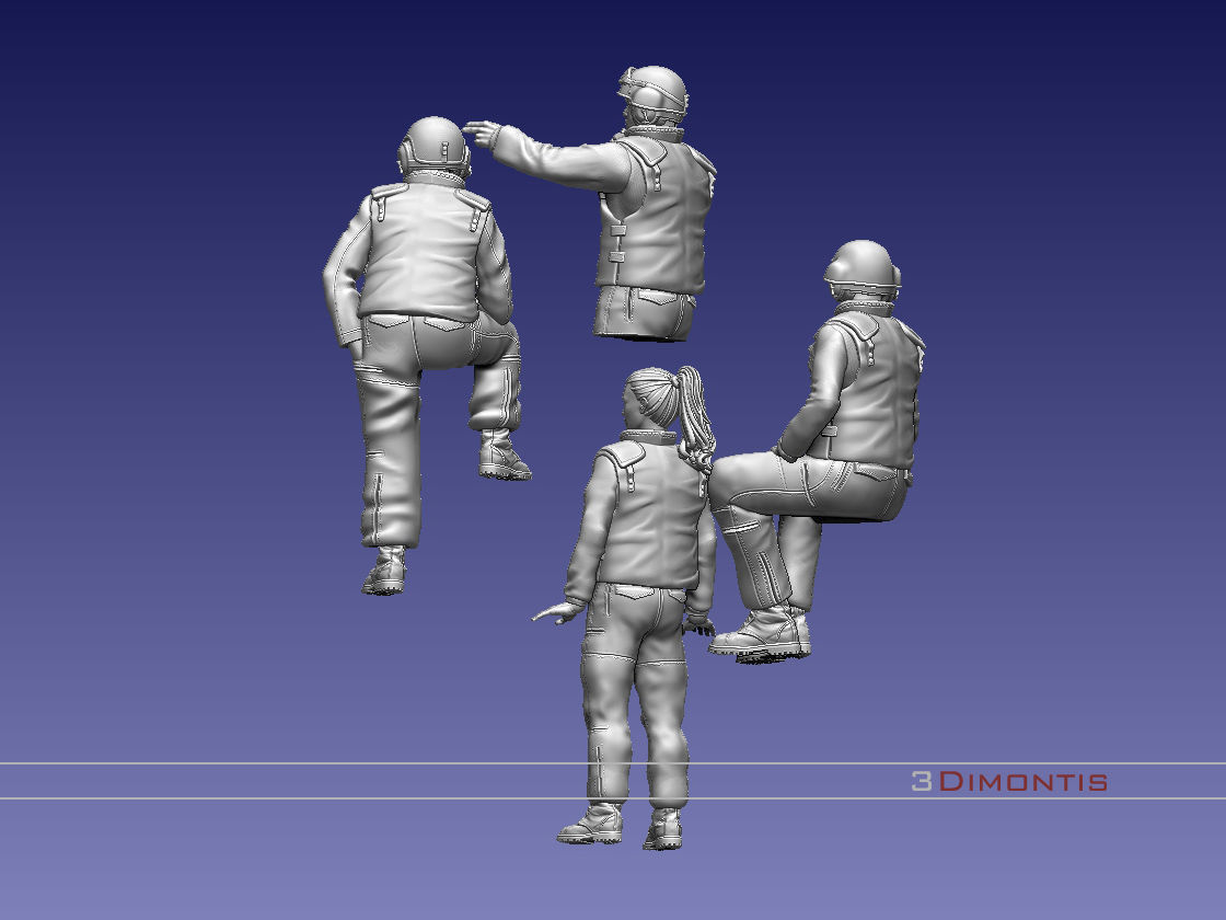 Israel tank crew IDF 3D print model_16