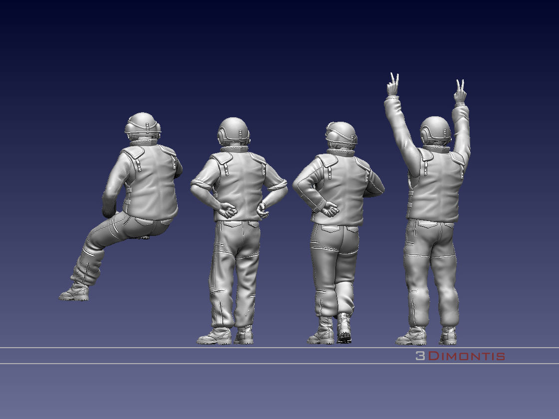 Israel tank crew IDF 3D print model_3