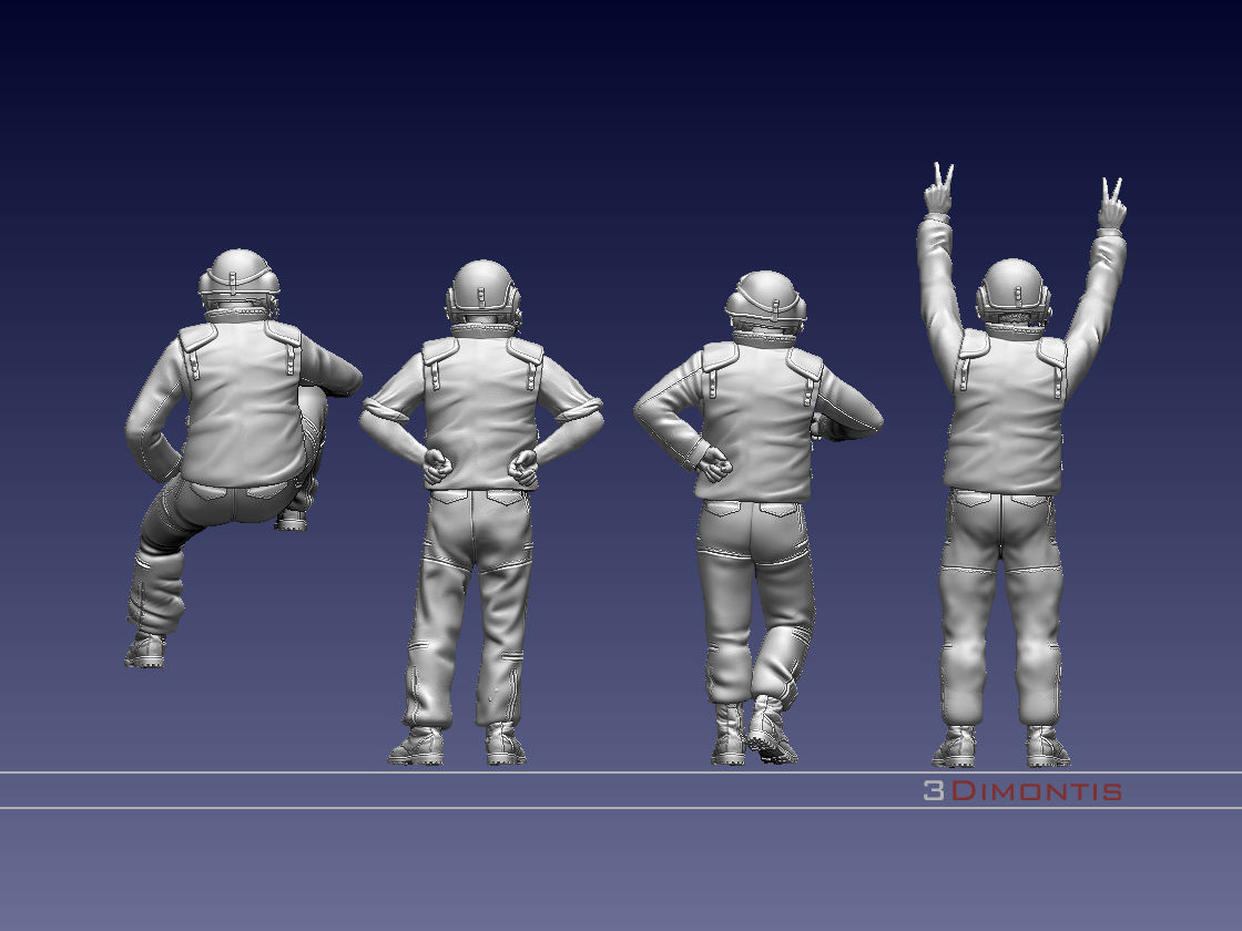 Israel tank crew IDF 3D print model_54