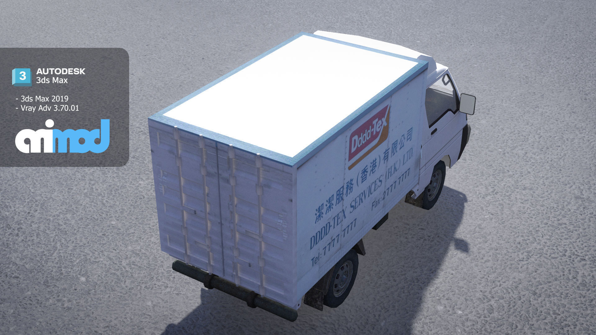 Hk Truck 001 3D model_1