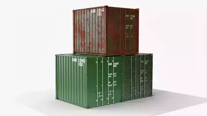 10Ft Cargo Container - Green