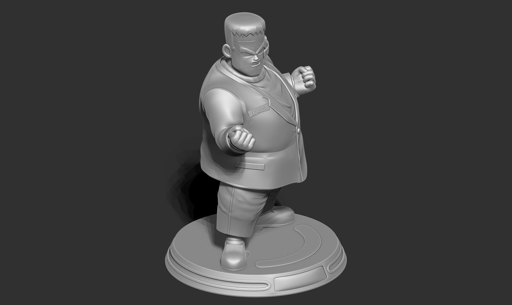 Android 8 - Dragon Ball Fanart 3D print model_19