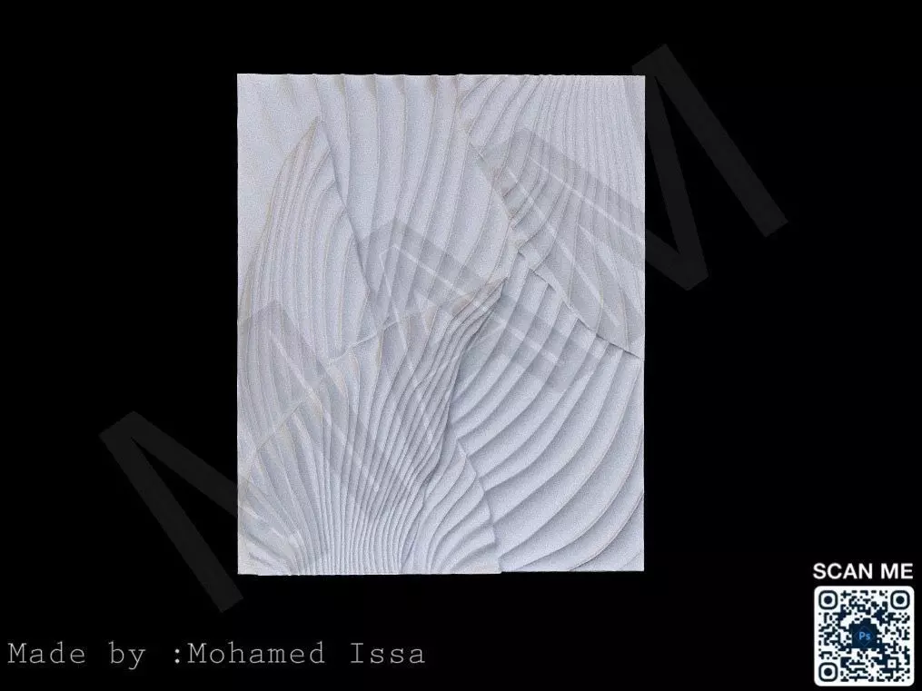 3d wall panle 3D print model_0