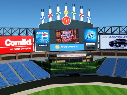 Baseball Stadium 3D model_17