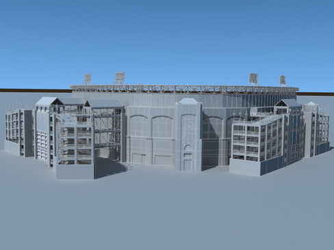 Baseball Stadium 3D model_8