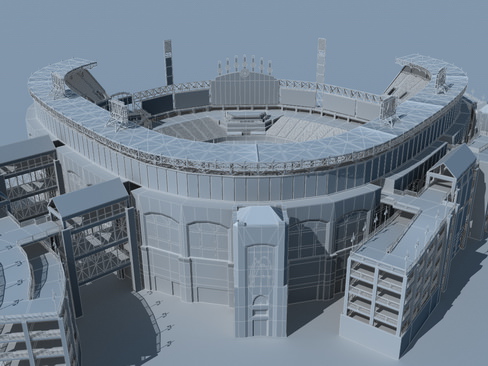 Baseball Stadium 3D model_7