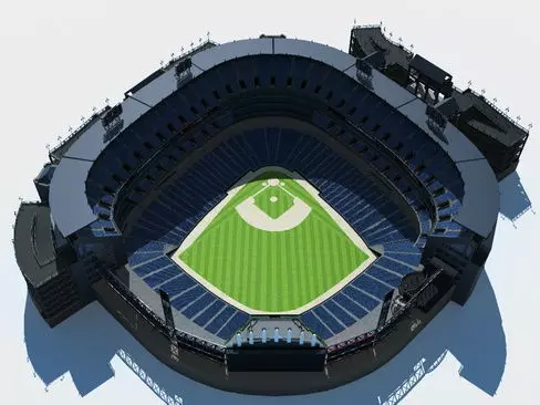 Baseball Stadium 3D model_0