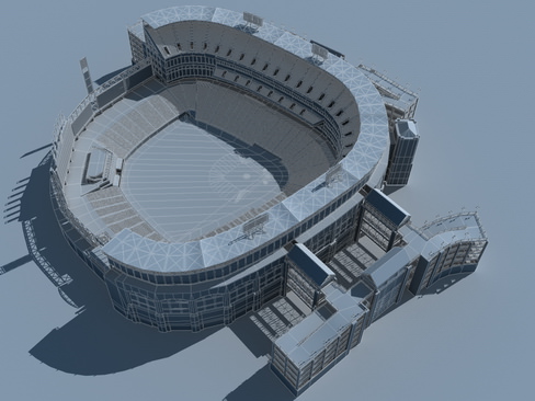 Baseball Stadium 3D model_21