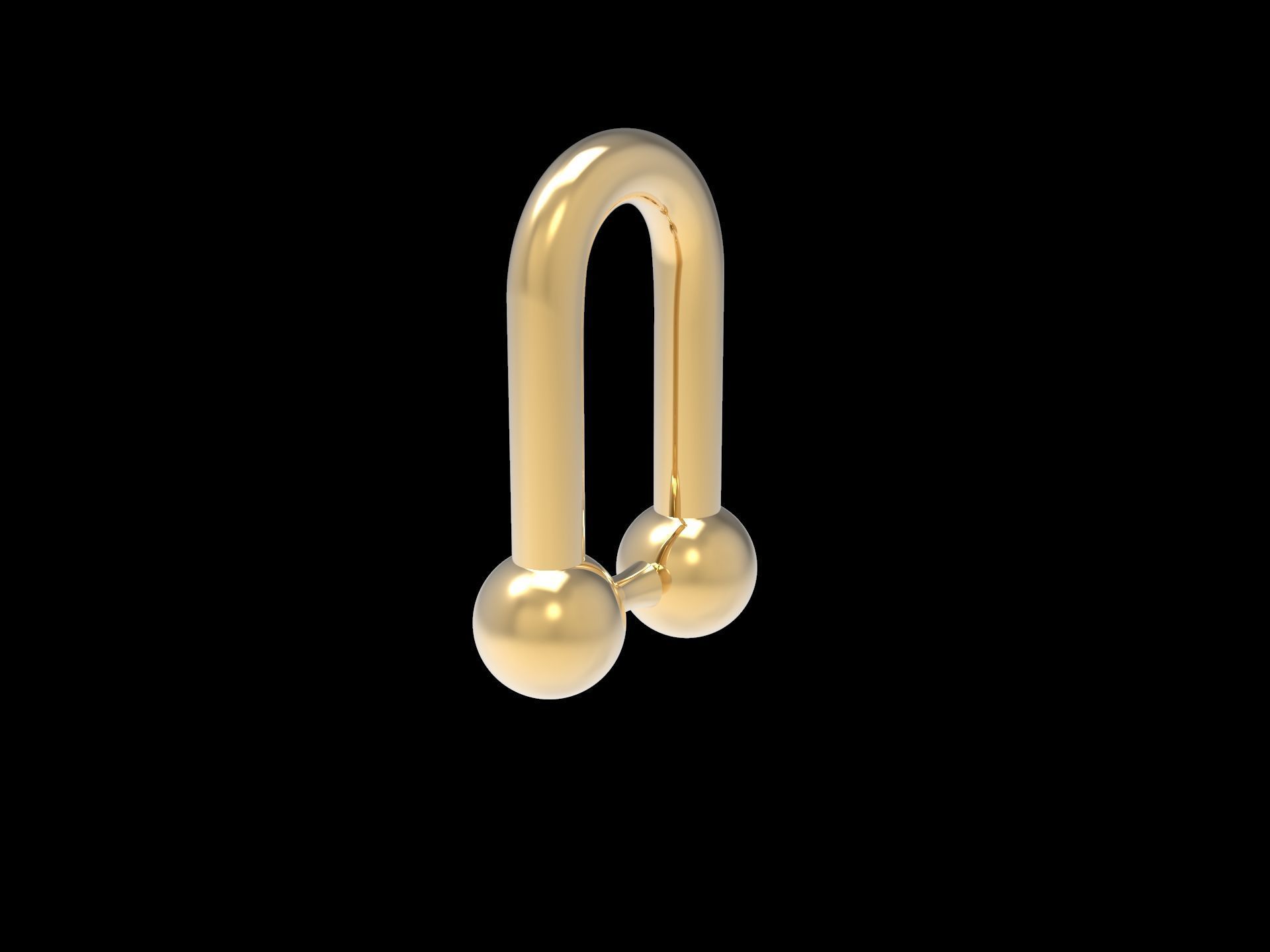 HardWear Link Bracelet 20 mm 3D print model_5