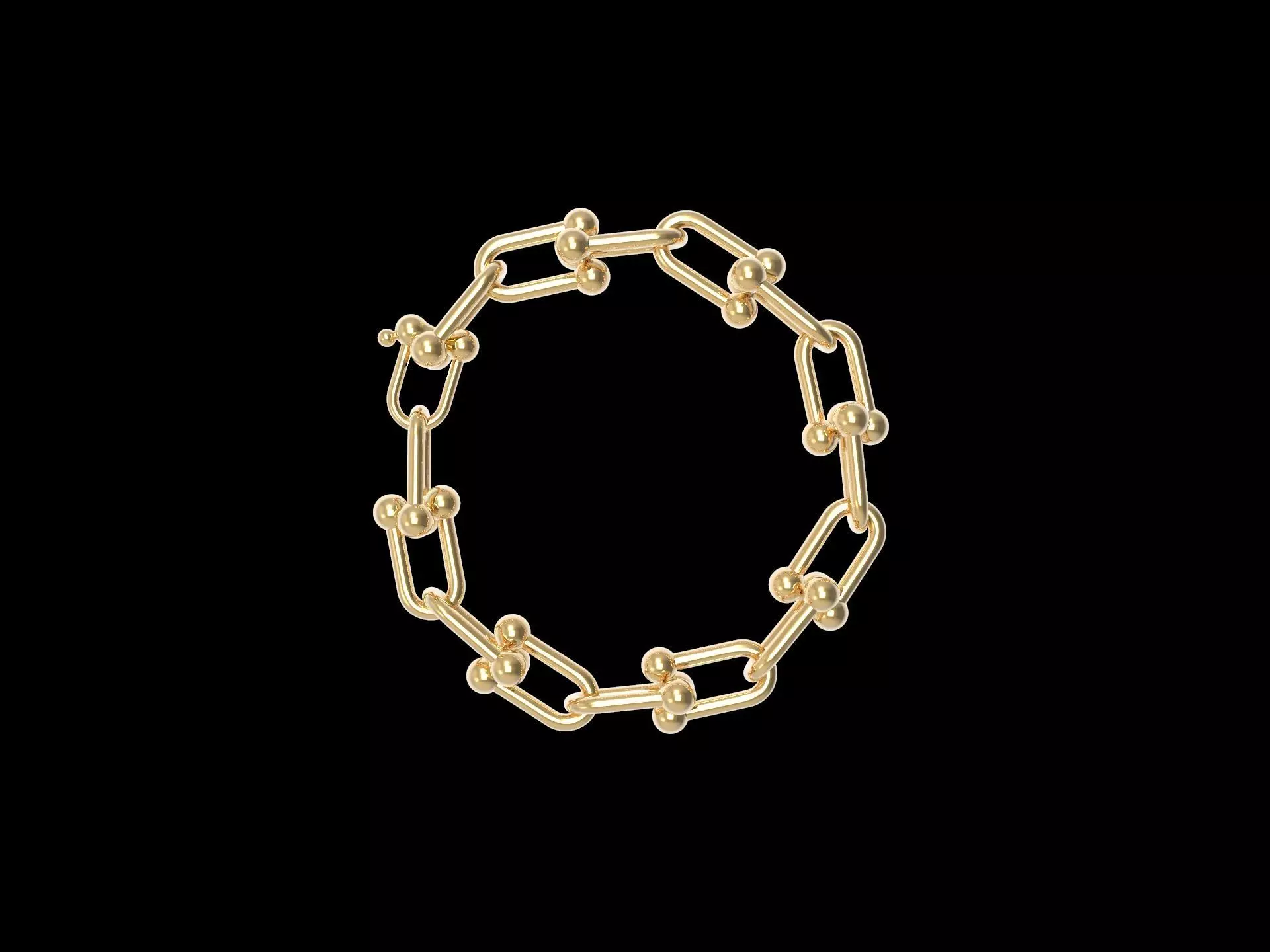 HardWear Link Bracelet 20 mm 3D print model_0