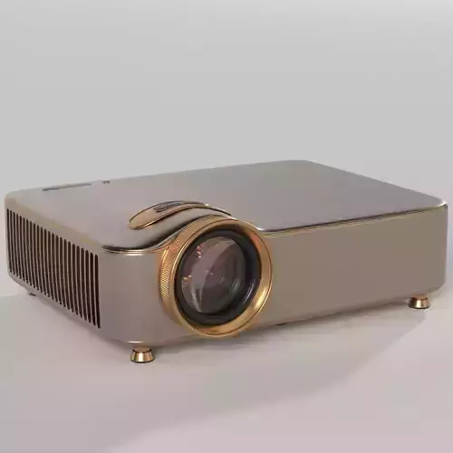 Projector Low-poly 3D model