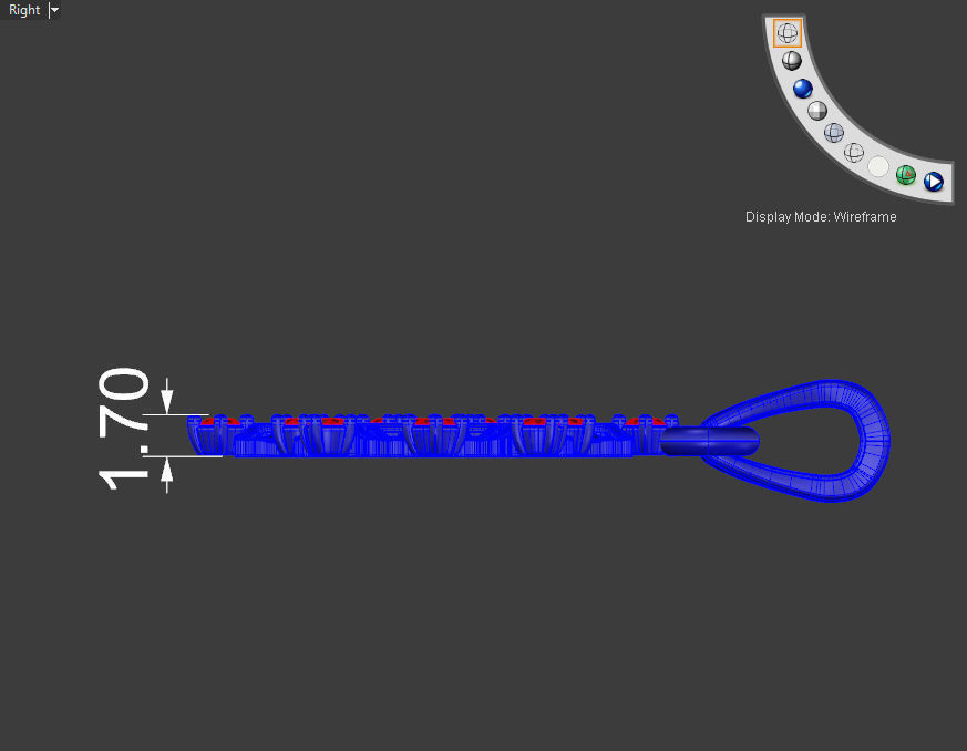 Snowflake pendant with gems 3D print model_13