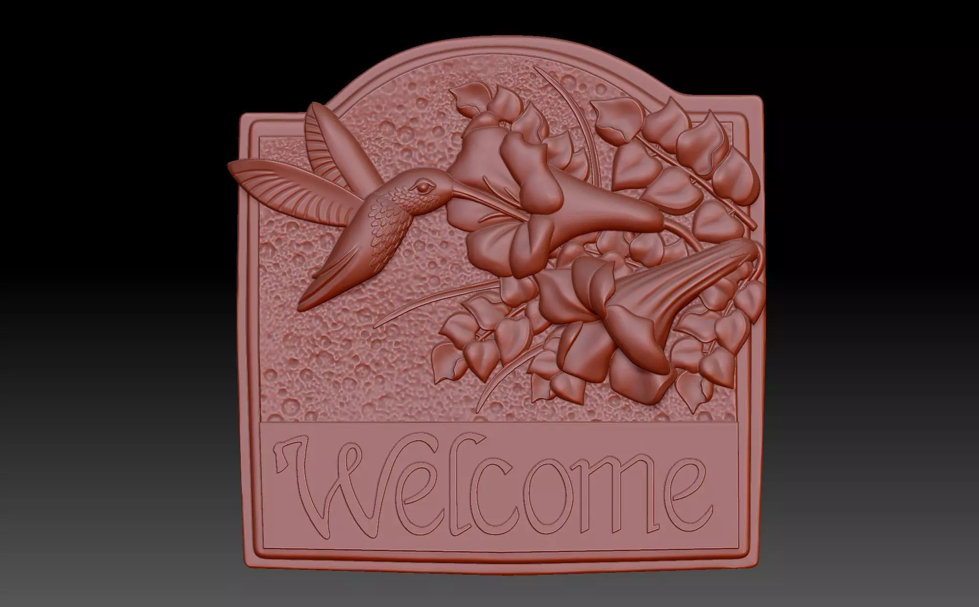 Welcome  3D print model_0
